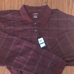 Van Heusen long sleeve. XL. Red Cabernet.
